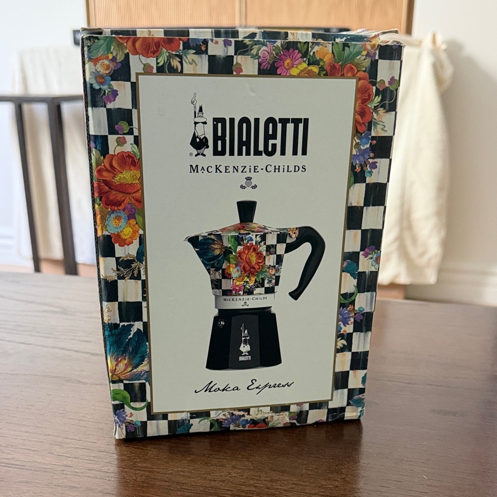 ***BRAND NEW*** Bialetti MacKenzie-Childs Floral Moka Express - Multicolor